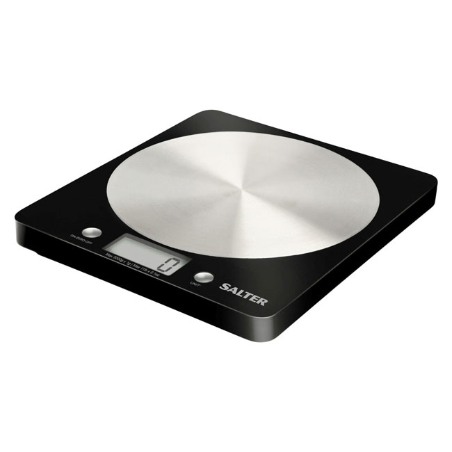 Salter Disc Electronic Kitchen Scale - Black