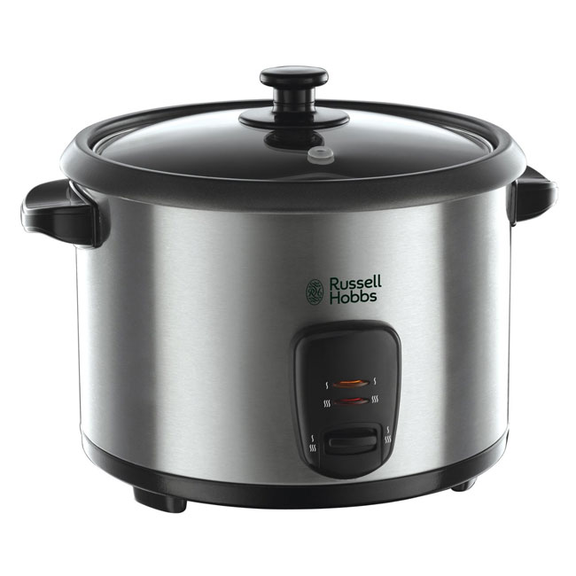 Russell Hobbs 19750 Rice Cooker and Steamer, 1.8 L - Silver
