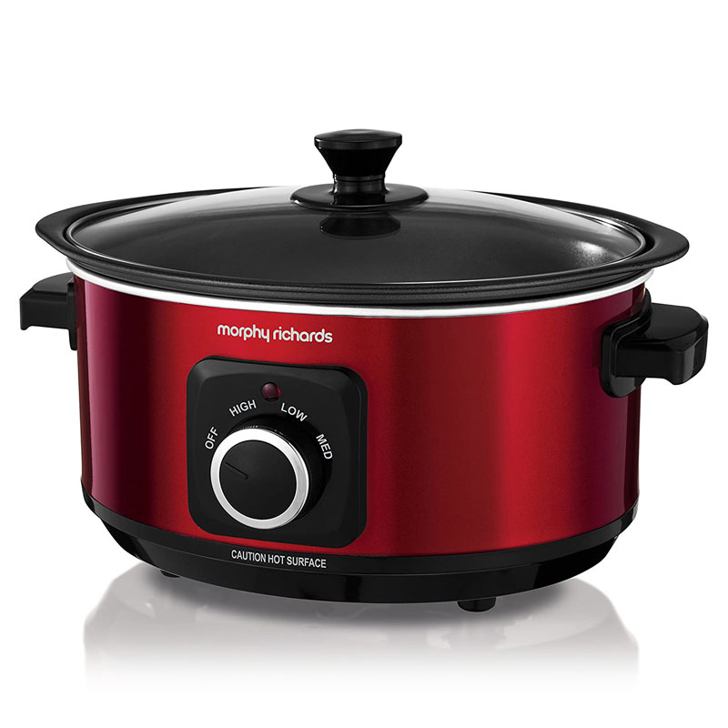 Morphy Richards Red Sear and Stew 3.5L Slow Cooker (460014)