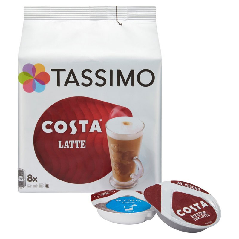 TASSIMO Costa Latte coffee 16 discs