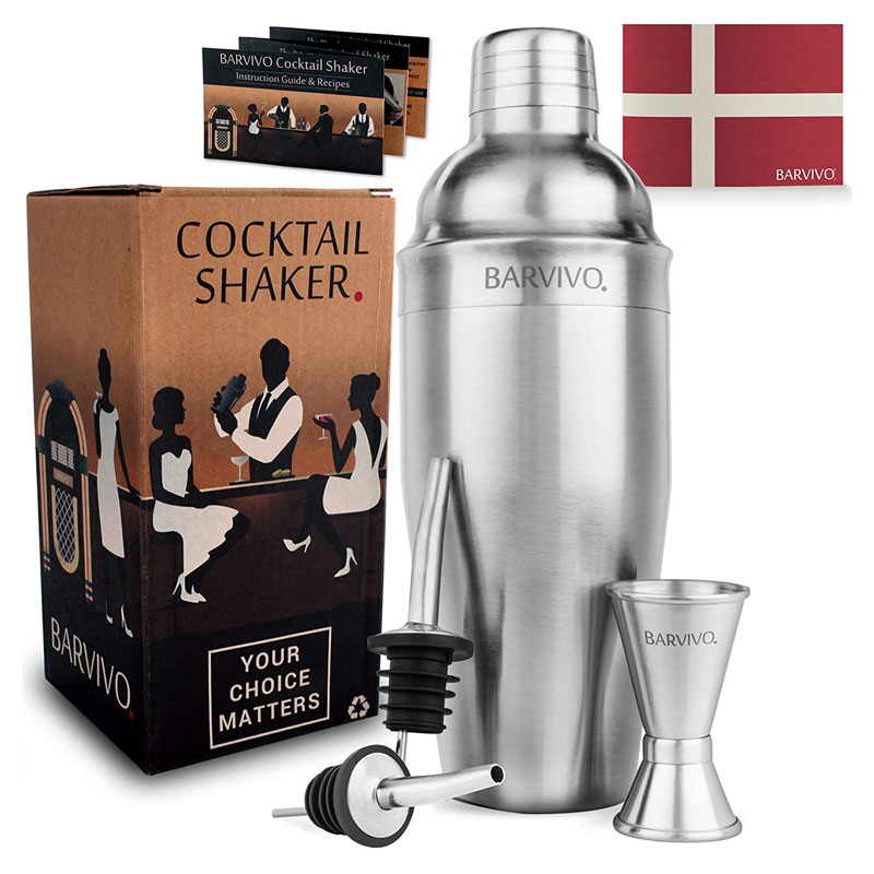 BARVIVO Professional Cocktail Shaker Set