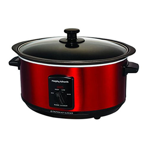 Morphy Richards Accents 48702 Sear and Stew Slow Cooker in Red