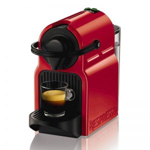 Nespresso Inissia Coffee Capsule Machine by KRUPS - Ruby Red