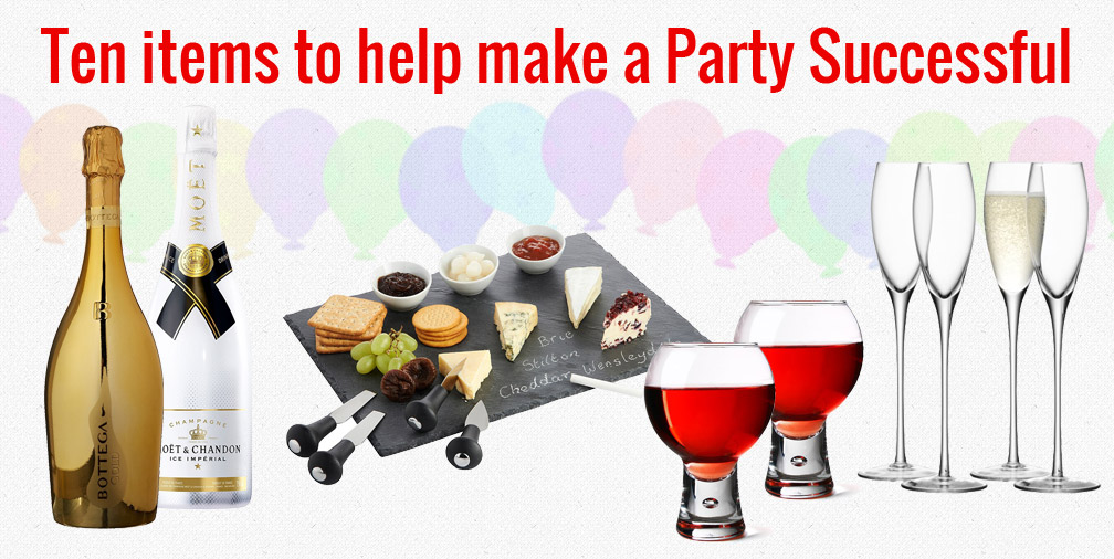 Ten items to help make a Successful Party