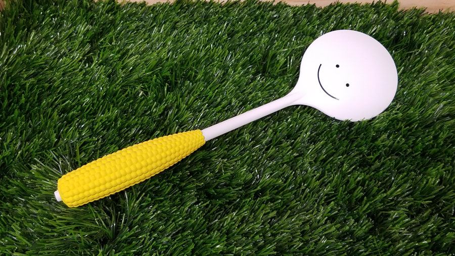 Corn salad spoon from Q.D. Foodie