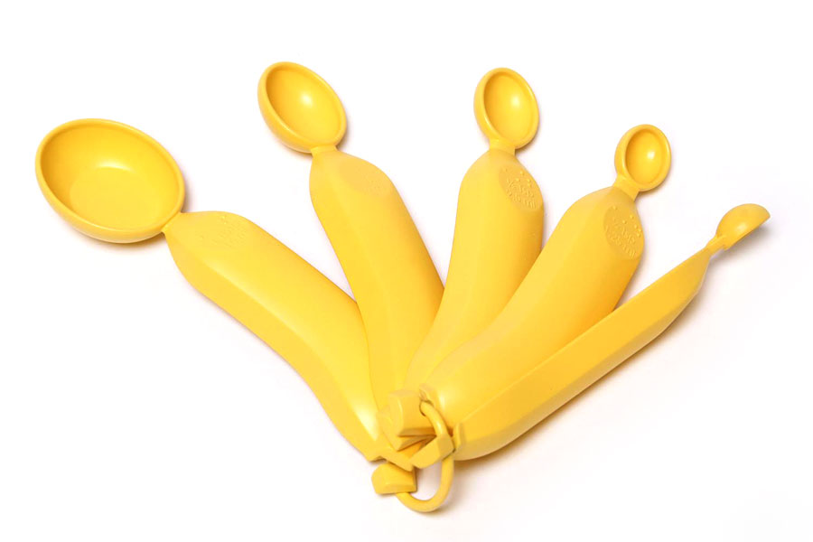 Banana measuring spoons from Q.D. Foodie