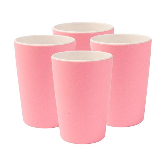 Drinking cups made from bamboo