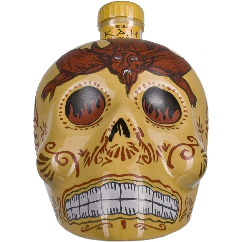 skull tequila bottle