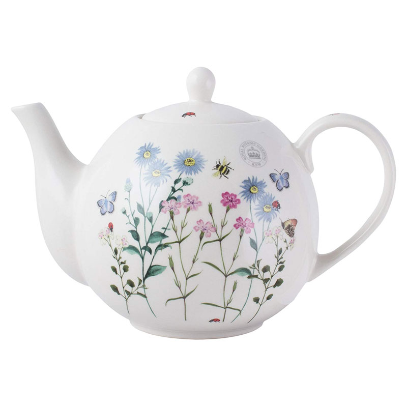 Royal Botanic Gardens, Kew “Meadow Bugs” 6-Cup Ceramic Teapot