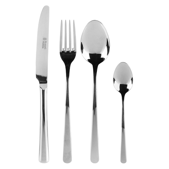 Russell Hobbs Deluxe Vienna 24-Piece Stainless Steel Cutlery Set