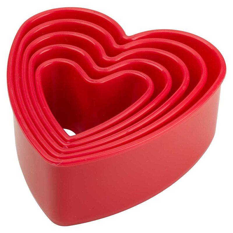 Tala Plastic Heart Cookie Cutters