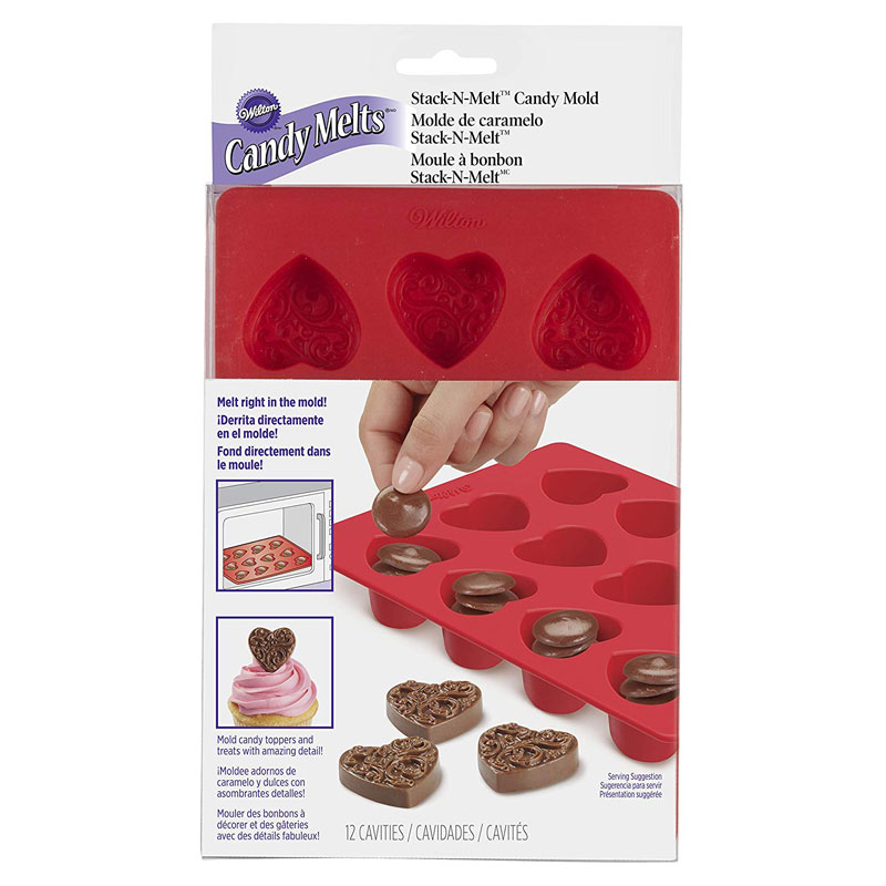 Wilton 12 Hole Stack n Melt Silicone Chocolate/Candy Mould