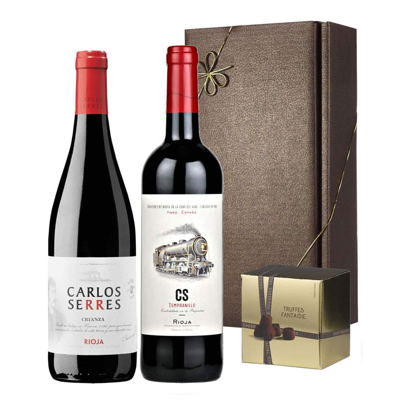 Carlos Serres Rioja Wine Twin Gift Set