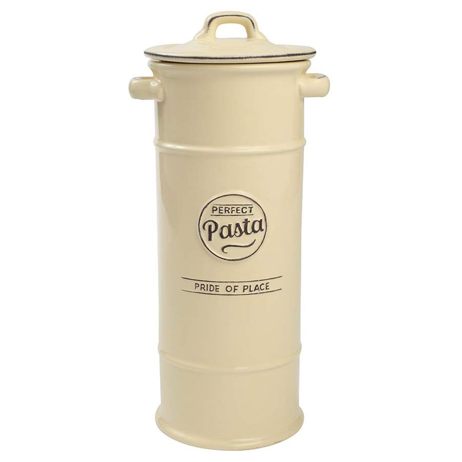 TG Pride of Place Pasta Spaghetti Storage Jar Ceramic Cream 18037