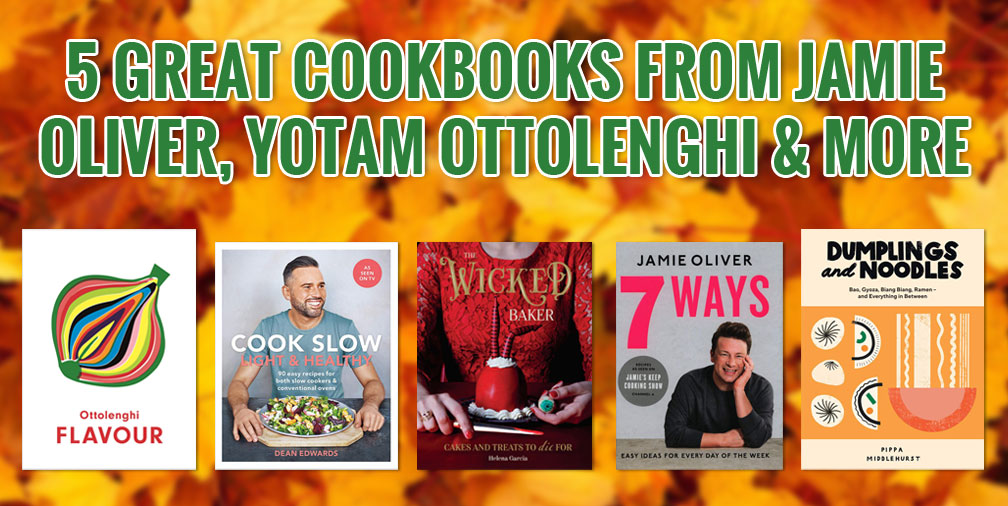 5 Great Cookbooks from Jamie Oliver, Yotam Ottolenghi and More