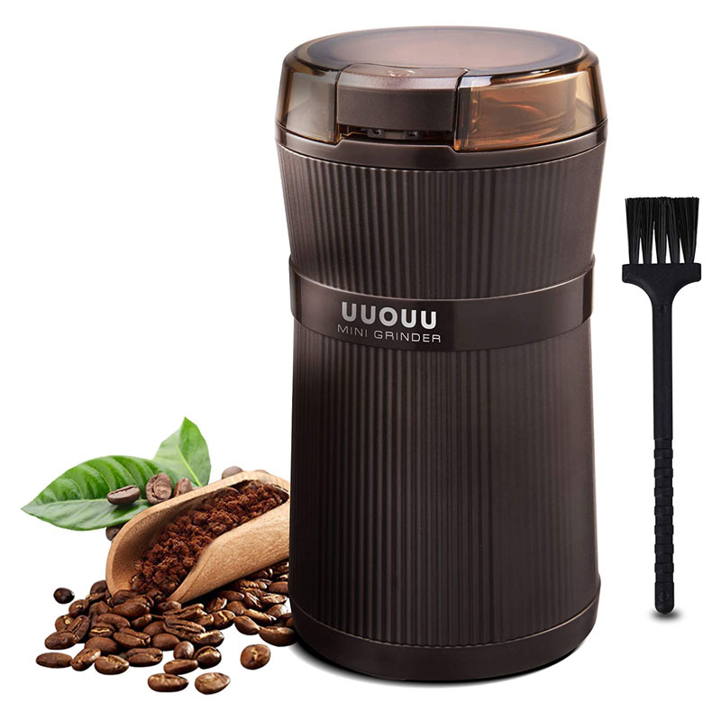 UUOUU 200W Coffee Grinder with Brush