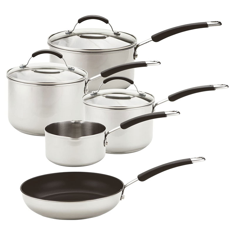 Meyer Induction 5-Piece Stainless Steel Cookware Set