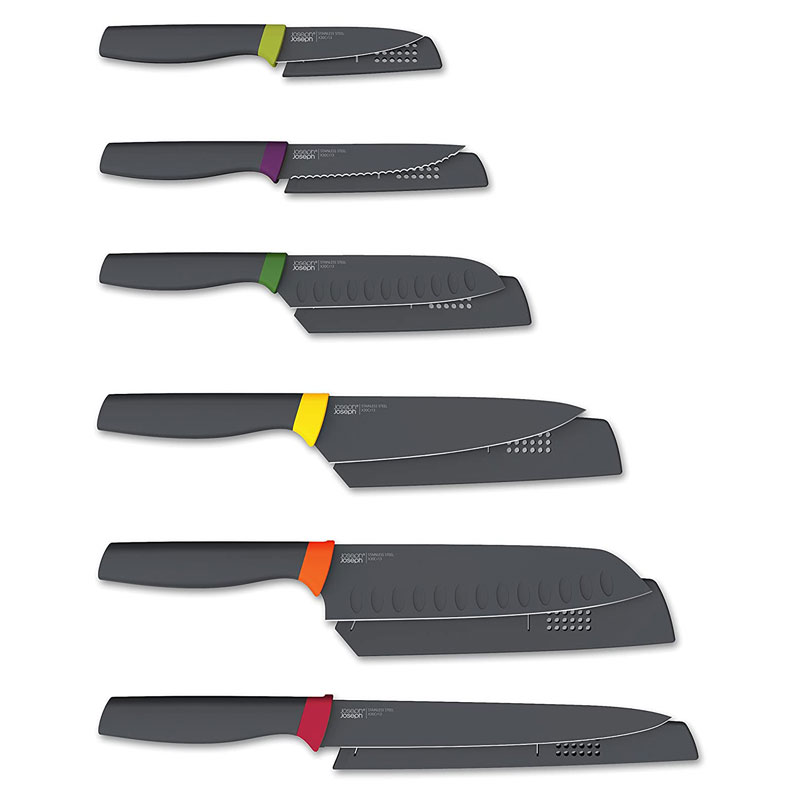 Joseph Joseph Elevate 6-Piece Multi-Colour Knives Set