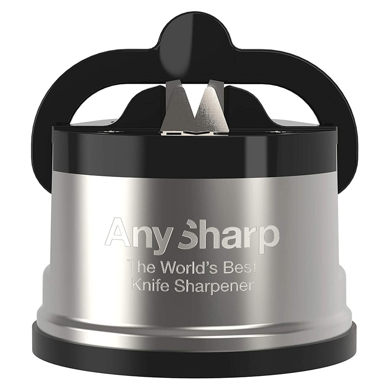 AnySharp Pro Metal World's Best Knife Sharpener with Suction