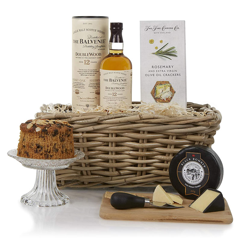 The Premium Whisky and Food Gift Basket