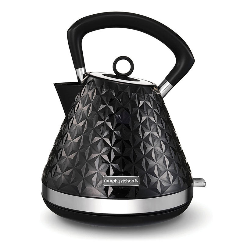 Morphy Richards Vector Pyramid Kettle 108131 in Black