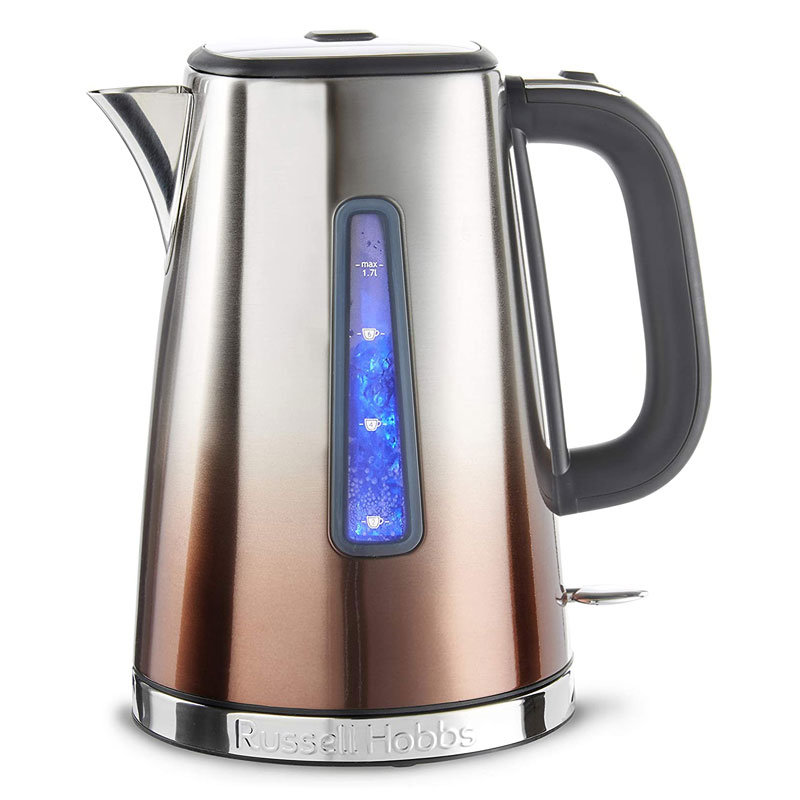 Russell Hobbs 25113 Eclipse Polished Stainless Steel and Copper Sunset Ombre Electric Kettle