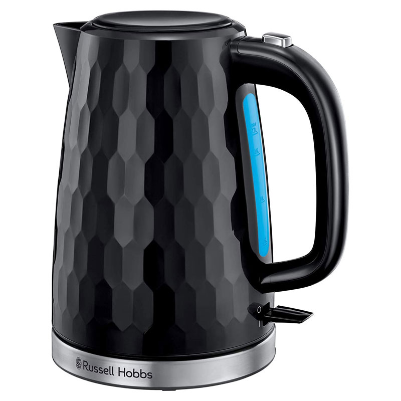 Russell Hobbs 26051 Honeycomb Design Cordless Electric Kettle with Fast Boil and Boil Dry Protection