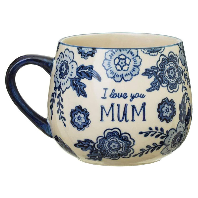 Sass & Belle Blue Willow I Love You Mum Mug